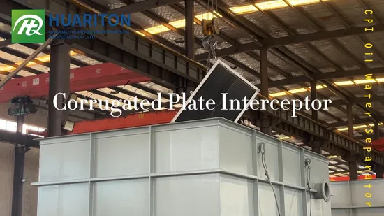  Industrial Oil Separator CPI Corrugated Plate Interceptor